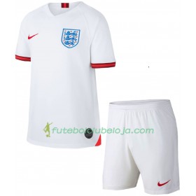 Camisola Inglaterra Criança Equipamento Principal 2019 Manga Curta